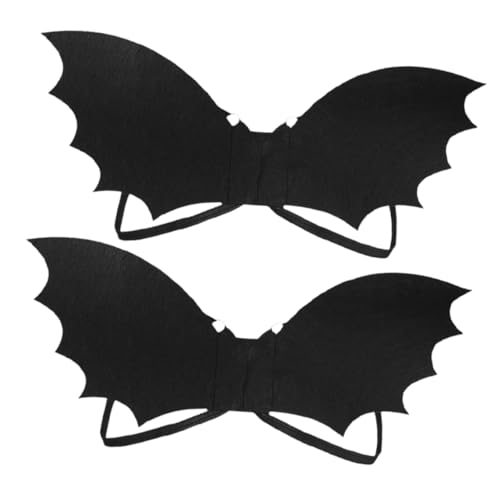 Abaodam 2Sätze Fledermausflügel Halloween Kostüm Zubehör Anpassbare Eva Flügel für Cosplay und Partys Unisex Vampir Accessoires für Jungen und Jahre von Abaodam