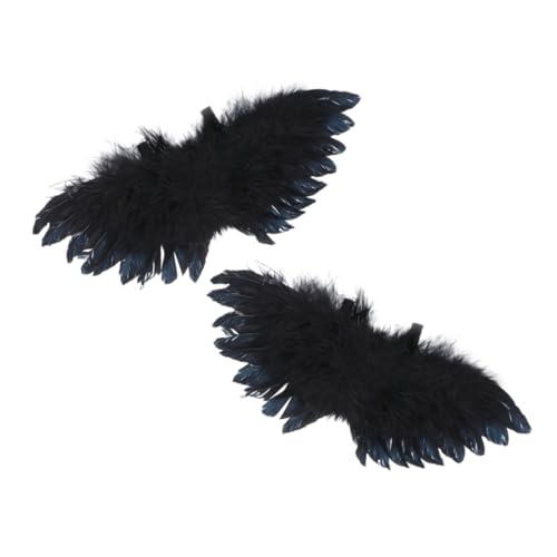 Abaodam 2St Engelsflügel DIY-Anhänger Miniflügel Dekorationen Schwarze Feenflügel Frauen weihnachtsdeko Halloween Dekoration merksam Hängende Dekoration schwarzer Federflügel Plastik Black Abaodam 2St Engelsflügel DIY-Anhänger Miniflügel Dekorationen Schwarze Feenflügel Frauen weihnachtsdeko Halloween Dekoration merksam Hängende Dekoration schwarzer Federflügel Plastik Black von Abaodam