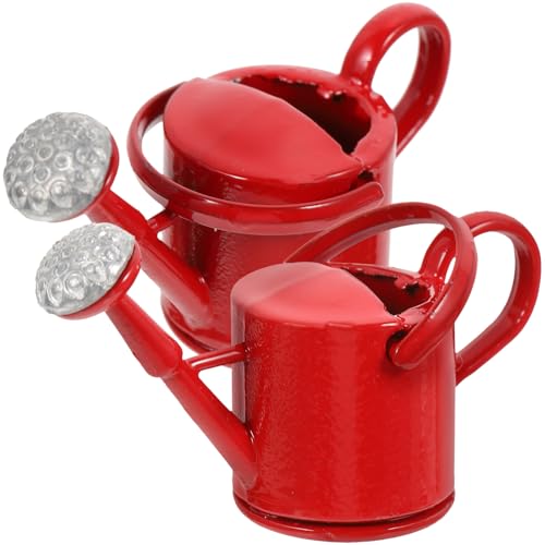 Abaodam 2St Gießkanne aus Blech große Gießkanne so tun, als würde Man Gießkanne Mini-Gießkanne pädagogisches Puppenhaus-Ornament Miniatur-Gartengeräte Eisen rot Abaodam 2St Gießkanne aus Blech große Gießkanne so tun, als würde Man Gießkanne Mini-Gießkanne pädagogisches Puppenhaus-Ornament Miniatur-Gartengeräte Eisen rot von Abaodam