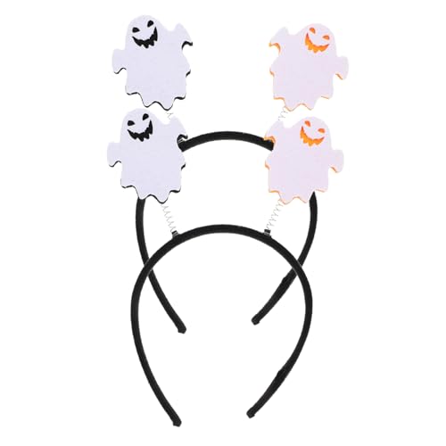 Abaodam 2St Gruselige Halloween-Party-Stirnbänder Geisterhaar-Accessoires Geisterkostüm halloween haarschmuck halloween haarreif Haarband Cosplay-Haarreifen Halloween-Kopfschmuck Stoff von Abaodam