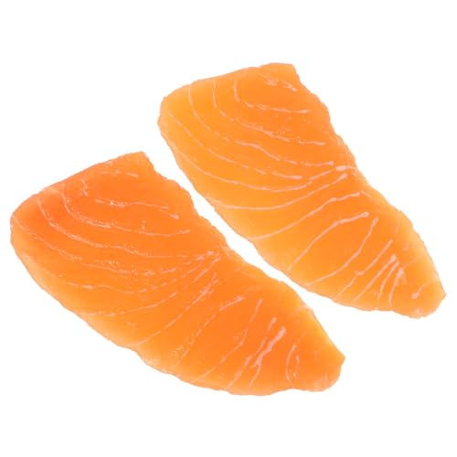 Abaodam Lachs-Modell Szenen-Fotografie-Requisiten Lachsförmige Modelle Aus Kunststoff Heimdekoration Lebensmittelspielzeug Für Jungen Und Mädchen Abaodam Lachs-Modell Szenen-Fotografie-Requisiten Lachsförmige Modelle Aus Kunststoff Heimdekoration Lebensmittelspielzeug Für Jungen Und Mädchen von Abaodam