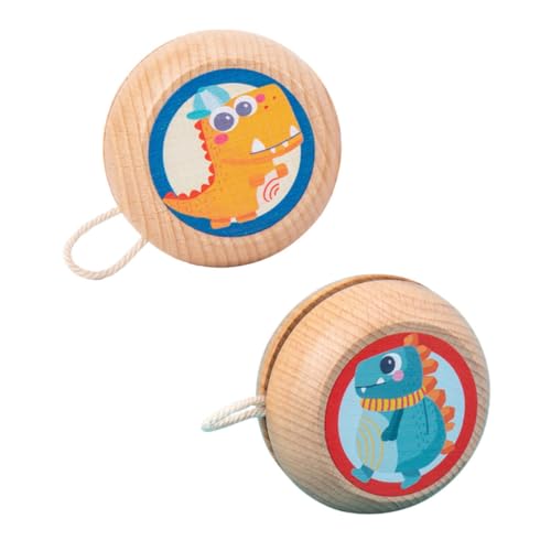 Abaodam 2St Jo-Jo Outdoor draußen Children Toys für Fingerfertigkeit Cartoon Lernspielzeug für kleines hölzern Abaodam 2St Jo-Jo Outdoor draußen Children Toys für Fingerfertigkeit Cartoon Lernspielzeug für kleines hölzern von Abaodam