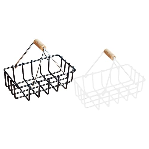 Abaodam 2St Mini-Korb Körbe Weiden Puppenhaus kühlkorb einkaufskorb Storage Baskets Modellbau Miniaturkorb Miniatur-Aufbewahrungskorb dekoratives Miniatur-Korbmodell Legierung Abaodam 2St Mini-Korb Körbe Weiden Puppenhaus kühlkorb einkaufskorb Storage Baskets Modellbau Miniaturkorb Miniatur-Aufbewahrungskorb dekoratives Miniatur-Korbmodell Legierung von Abaodam