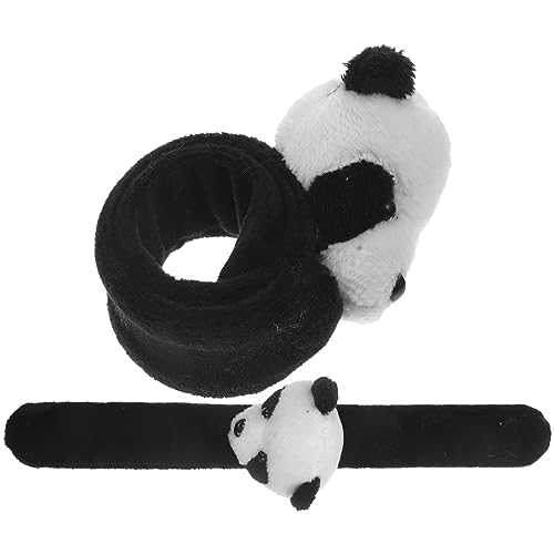 Abaodam 2St Panda Papa Kreis armbänder für für kinderknallzeug toys for süßer Bär Schwarz-Weiß-Babyspielzeug Tier-Plüsch-Slap-Armbänder Slap-Armband- Abaodam 2St Panda Papa Kreis armbänder für für kinderknallzeug toys for süßer Bär Schwarz-Weiß-Babyspielzeug Tier-Plüsch-Slap-Armbänder Slap-Armband- von Abaodam