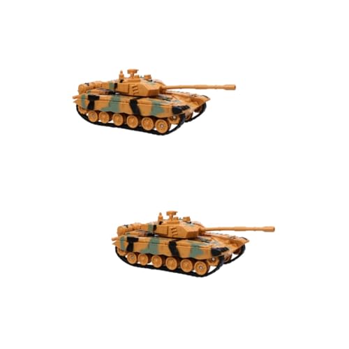 Abaodam 2St Panzermodell Plastikspiele Militärpanzer für Kinder Militärspielzeug Spielzeug Spielzeuge Autos Spielzeug militärisches Panzerspielzeug militärisches Spielzeug Mini von Abaodam
