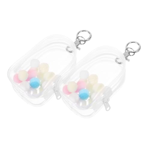 Abaodam 2St Puppenausflugstasche Mini-Aufbewahrungstasche Klarsichtbeutel für Mini Taschenanhänger für Handtaschen Klarsichtvitrine für Figuren Rucksack-Anhänger Minifiguren-Display Metall Abaodam 2St Puppenausflugstasche Mini-Aufbewahrungstasche Klarsichtbeutel für Mini Taschenanhänger für Handtaschen Klarsichtvitrine für Figuren Rucksack-Anhänger Minifiguren-Display Metall von Abaodam