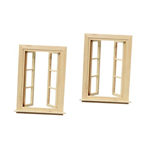 Abaodam 2St Puppenhaus 6 Fenster Miniatur-Außentür aus Holz Spielzeug für Kleinkinder Kinderspielzeug Spielzeuge Babyspielzeug aus Holz Puppenzubehör Puppenhausmöbel Glas Abaodam 2St Puppenhaus 6 Fenster Miniatur-Außentür aus Holz Spielzeug für Kleinkinder Kinderspielzeug Spielzeuge Babyspielzeug aus Holz Puppenzubehör Puppenhausmöbel Glas von Abaodam