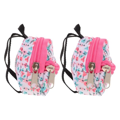 Abaodam Puppen-Rucksack 2 Stück Mini-rucksäcke für Puppen Reißverschluss Schultasche für Puppenkostüme Mini-Rucksack Ornament Puppenspielset Zubehör Abaodam Puppen-Rucksack 2 Stück Mini-rucksäcke für Puppen Reißverschluss Schultasche für Puppenkostüme Mini-Rucksack Ornament Puppenspielset Zubehör von Abaodam