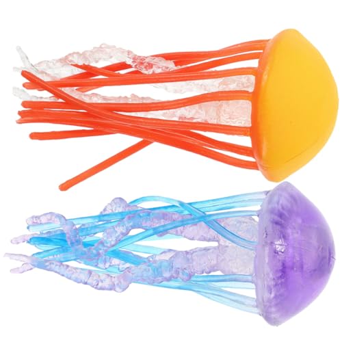 Abaodam 2St Quallenmodell für kinderspielzeug Decorum Jellyfish Spielzeugmodell kinderspielsachen digitaler Panzer Tischdeko mit Meeresquallen Marinemodell Plastik von Abaodam