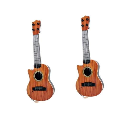 Abaodam 2St Simulation Gitarre kleine Gitarre Mini-Gitarre für Kleinkinder Spielzeuge Gitarren Baby Musikinstrument Spielzeug Kinder-Ukulele-Spielzeug Erwachsener Modell Saiteninstrument von Abaodam