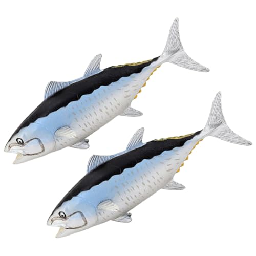 Abaodam 2St Simulierter Thunfisch hühner kinderknallzeug Dekoration Meerestiere Meerestier dekofiguren Fischfiguren Fisch Dekoration Fisch-Statue Fischverzierung PVC Abaodam 2St Simulierter Thunfisch hühner kinderknallzeug Dekoration Meerestiere Meerestier dekofiguren Fischfiguren Fisch Dekoration Fisch-Statue Fischverzierung PVC von Abaodam