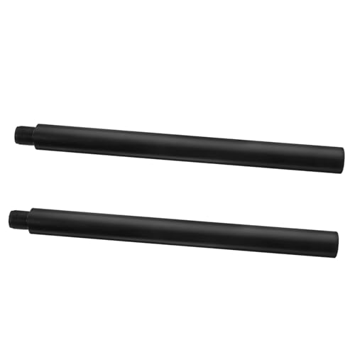 Abaodam 2St Soundbar teleskopisch Stand Stangen zur Lautsprechermontage Pole metallrohr metallpfeife Subwoofer-Zubehör high Performance swor Subwoofer-Stabhalterung Subwoofer-Stange Black von Abaodam