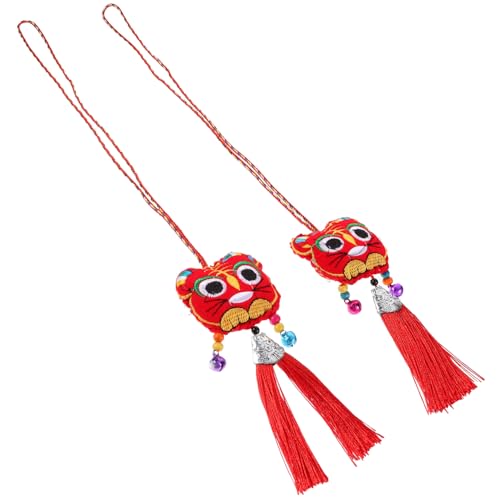 Abaodam 2St Tiger-Anhänger schöner Tiger Tiger Maskottchen zum Aufhängen Anime-Plüsch Feng Shui Tiger anhänger Tiger plüschtier Tiger puppentasche Taschenanhänger Stoff rot Abaodam 2St Tiger-Anhänger schöner Tiger Tiger Maskottchen zum Aufhängen Anime-Plüsch Feng Shui Tiger anhänger Tiger plüschtier Tiger puppentasche Taschenanhänger Stoff rot von Abaodam