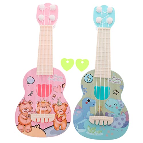 Abaodam 2 Stück Kinder-ukulelenspielzeug – Kleinkind-Gitarren-Musikinstrument-Spielzeug Für Jungen Und Mädchen – Mini-Gitarre Für Vorschulkinder Abaodam 2 Stück Kinder-ukulelenspielzeug – Kleinkind-Gitarren-Musikinstrument-Spielzeug Für Jungen Und Mädchen – Mini-Gitarre Für Vorschulkinder von Abaodam