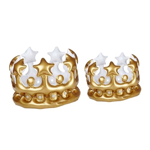 Abaodam 2St aufblasbare PVC-Spielzeuge Krone aufblasbare Boombox Neon Geburtstag Papierhut igelkostümkinder fashing costume Party-Deko-Hüte Kindergeburtstagsmützen Golden Abaodam 2St aufblasbare PVC-Spielzeuge Krone aufblasbare Boombox Neon Geburtstag Papierhut igelkostümkinder fashing costume Party-Deko-Hüte Kindergeburtstagsmützen Golden von Abaodam