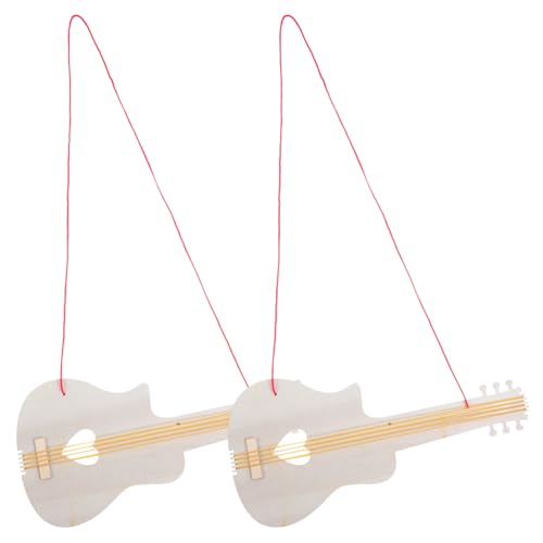 Abaodam 2St kinderspielzeug bastelsets für DIY Gitarre Jungs Unvollendetes Gitarrenspielzeug-Bastelhandwerk unvollendetes Gitarrenspielzeugmodell hölzern Abaodam 2St kinderspielzeug bastelsets für DIY Gitarre Jungs Unvollendetes Gitarrenspielzeug-Bastelhandwerk unvollendetes Gitarrenspielzeugmodell hölzern von Abaodam