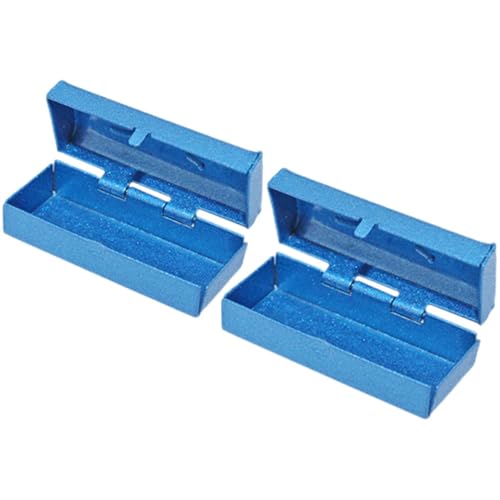 Abaodam 2St kleine Werkzeugkiste puppenhauszubehör Mini- winziges Mädchen Mini-Puppen-Sachen Mini-Werkzeugkoffer Werkzeugkasten Zubehör Miniatur-Hausdekor Legierung Blue Abaodam 2St kleine Werkzeugkiste puppenhauszubehör Mini- winziges Mädchen Mini-Puppen-Sachen Mini-Werkzeugkoffer Werkzeugkasten Zubehör Miniatur-Hausdekor Legierung Blue von Abaodam