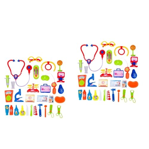 Abaodam 2St Arzt-Toolkits für Kleinkinder Kinder-Dr.-Kit Arztkoffer für Kinder doktor Spielzeug Kinder Doctor Spielzeug für Kinder Kinderspielzeug Spielzeuge Cosplay von Abaodam
