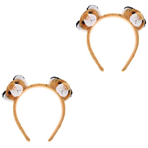 Abaodam 2St tierisches Stirnband Geschenke für Kinder Cartoon-Stirnband Tiara Kopfschmuck für die Dschungelparty Cosplay-Kostümzubehör Karikatur Kopfbedeckung Partybedarf von Abaodam