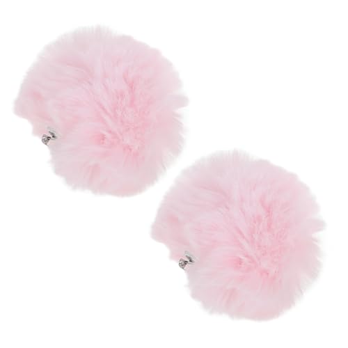 Abaodam 2Stücke Abnehmbare Pom Poms Hasenschwänze für Kinderkostüme Weiche Bommel für Hasenkostüm Zubehör für Halloween Karneval und Cosplay Events von Abaodam