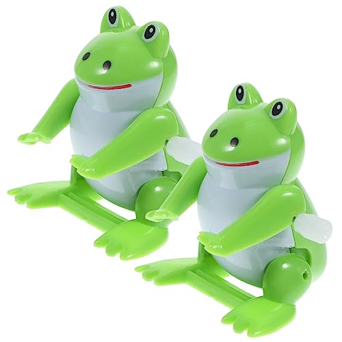 Abaodam 2Stücke Aufzieh Frosch aus Energiesparendes Dekoratives Kinderspielzeug mit Springendes Froschspielzeug für für Fröhliche Spielmomente Abaodam 2Stücke Aufzieh Frosch aus Energiesparendes Dekoratives Kinderspielzeug mit Springendes Froschspielzeug für für Fröhliche Spielmomente von Abaodam