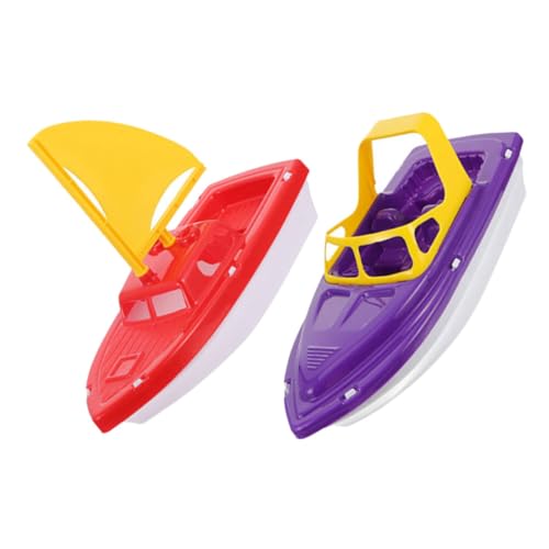 Abaodam 2stücke Teiliges Set Badespielzeug Für Kleinkinder Wasserspielzeug Boote Für Badewanne Und Strand Fördert Kreativität Und Motorik Aus Langlebigem Kunststoff Leuchtende Farben von Abaodam