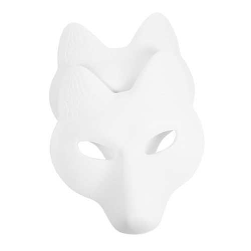 Abaodam 2Stücke DIY Leere Tiermaske für Halloween Cosplay Weißes PU Material Hautfreundlich und Langlebig für Kreative Gestaltungen und Familienaktivitäten Abaodam 2Stücke DIY Leere Tiermaske für Halloween Cosplay Weißes PU Material Hautfreundlich und Langlebig für Kreative Gestaltungen und Familienaktivitäten von Abaodam