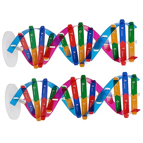 Abaodam 2stücke DNA Modell Bausatz Doppelhelix Struktur Für Biologieunterricht Pädagogisches Lernspielzeug Für Schüler Für Kreative Wissenschaftliche Experimente Und Abaodam 2stücke DNA Modell Bausatz Doppelhelix Struktur Für Biologieunterricht Pädagogisches Lernspielzeug Für Schüler Für Kreative Wissenschaftliche Experimente Und von Abaodam