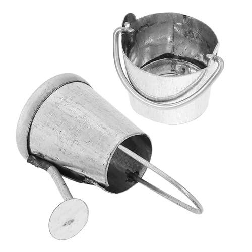 Abaodam 2stücke Miniatur Gießkanne Und Eimer Teiliges Für Mikrolandschaften Dekoration Und Spielzeug Robustem Für Garten Puppenhäuser Und Kreative Projekte von Abaodam