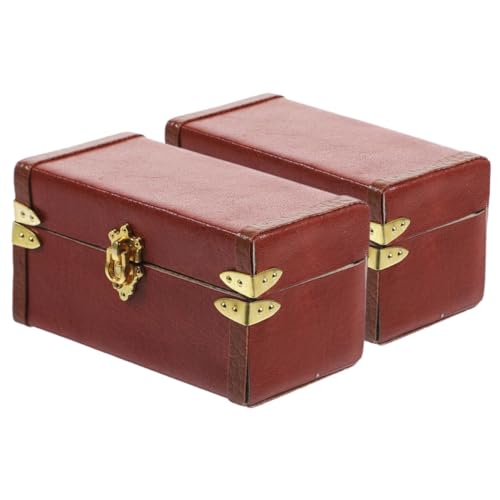 Abaodam 2stücke Vintage Miniatur Reisekoffer Teiliges Zubehör Für Puppenhäuser Aus Leder Und Holz Dekorative Aufbewahrung Für Kreatives Spiel Für Projekte Und Fotografie Abaodam 2stücke Vintage Miniatur Reisekoffer Teiliges Zubehör Für Puppenhäuser Aus Leder Und Holz Dekorative Aufbewahrung Für Kreatives Spiel Für Projekte Und Fotografie von Abaodam