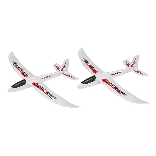 Abaodam 2Stücke Gleitflugzeug Flugzeuge für Outdoor Aktivitäten Kreatives mit Aufkleber Design von Abaodam