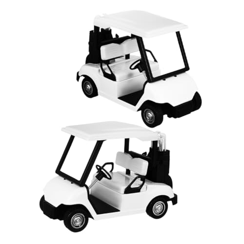 Abaodam 2Stücke Golfwagen Modell Aus Rückzugsfahrzeuge Für Detailgetreue Spielzeugautos Für Golf Motto Partys Langlebige Konstruktion Und Fantasievolles von Abaodam