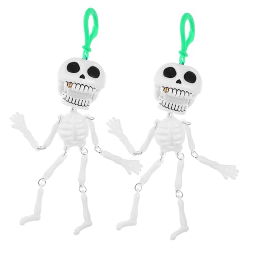 Abaodam 2Stücke Halloween Skeleton Ziehen String für Spooky Requisiten Umweltfreundliches Material für Halloween Partys und Gruseldekorationen von Abaodam