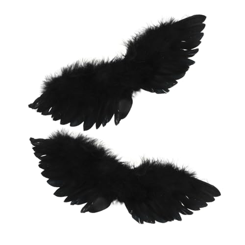 Abaodam 2Stücke Halloween Teufelsflügel für Puppen Schwarze Teufelsflügel Bastel Accessoires Dekorative Flügel für DIY Projekte und Anlässe Langlebig und Einfach Abaodam 2Stücke Halloween Teufelsflügel für Puppen Schwarze Teufelsflügel Bastel Accessoires Dekorative Flügel für DIY Projekte und Anlässe Langlebig und Einfach von Abaodam