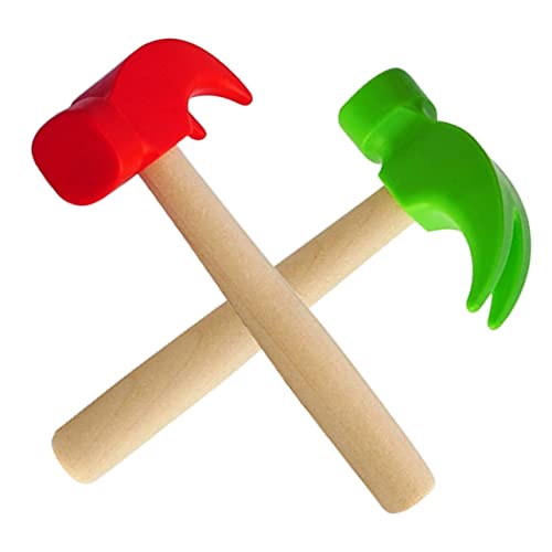 Abaodam 2Stücke Hammerspielzeug Robuster Holzhammer mit Kopf für Kleine Hände Sicheres und Langlebiges für Kreative Baustellenabenteuer für Jungen und Ab Abaodam 2Stücke Hammerspielzeug Robuster Holzhammer mit Kopf für Kleine Hände Sicheres und Langlebiges für Kreative Baustellenabenteuer für Jungen und Ab von Abaodam