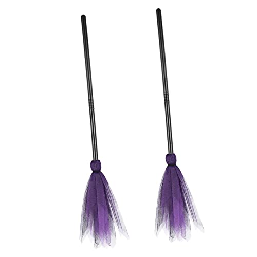 Abaodam 2Stücke Hexenbesen Cosplay Zubehör Für Halloween Und Erwachsene Für Kostümpartys Maskeraden Bühnenaufführungen Besen Für Hexen Themenfeiern Abaodam 2Stücke Hexenbesen Cosplay Zubehör Für Halloween Und Erwachsene Für Kostümpartys Maskeraden Bühnenaufführungen Besen Für Hexen Themenfeiern von Abaodam