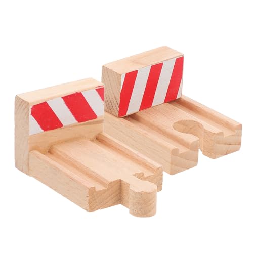 Abaodam 2 Stück Holz Eisenbahn Schienen Blöcke für Selbstgemacht Zug Spielzeug Zubehör für Holzeisenbahnschienen Robustes Holz Fördert Feinmotorik für Kinder Jahren Abaodam 2 Stück Holz Eisenbahn Schienen Blöcke für Selbstgemacht Zug Spielzeug Zubehör für Holzeisenbahnschienen Robustes Holz Fördert Feinmotorik für Kinder Jahren von Abaodam