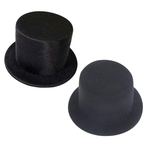 Abaodam 2Stücke Hut Kleiner Hut Für DIY Weihnachtsdeko Basteln Und Partyzubehör Für Puppen Und Schneemänner Und Glänzend Langlebig Und Vielseitig von Abaodam
