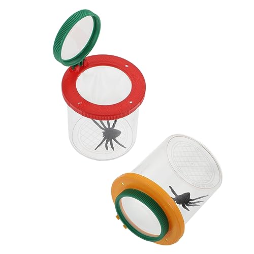 Abaodam 2Stücke Insektenlupe Box Vergrößerung Robuste Beobachtungsbox für Outdoor Insektenforschung Lernspielzeug für Kleine Abaodam 2Stücke Insektenlupe Box Vergrößerung Robuste Beobachtungsbox für Outdoor Insektenforschung Lernspielzeug für Kleine von Abaodam
