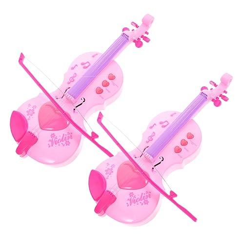 Abaodam 2 Stücke Kleiner Geigenspielzeug für Kinder Musikinstrument für Anfänger Farbenfrohes Musikspielzeug zur Musikalischen Frühförderung Kinderinstrument für Kreative Spielstunden Abaodam 2 Stücke Kleiner Geigenspielzeug für Kinder Musikinstrument für Anfänger Farbenfrohes Musikspielzeug zur Musikalischen Frühförderung Kinderinstrument für Kreative Spielstunden von Abaodam