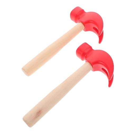 Abaodam Holzhammer Spielzeug für Kinder Handgemachter Kinderhammer Simulation Werkzeug Spielzeug zum von Abaodam