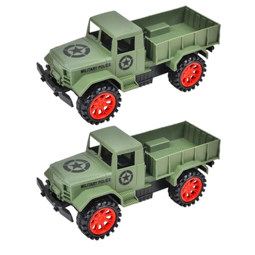 Abaodam 2Stücke Lastwagen Modell für Inertia Truck Sicher und Langlebig Kreatives Design Geschenkidee für Kleinkinder von Abaodam