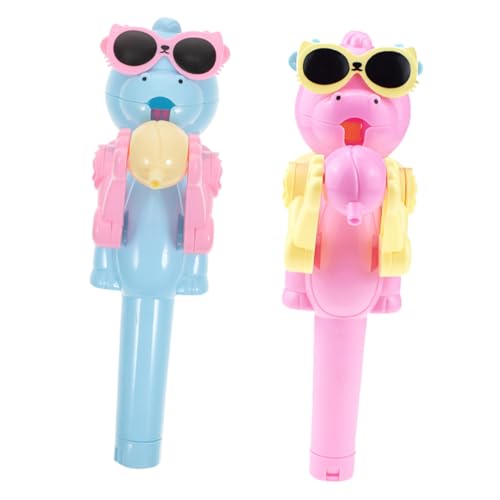 Abaodam 2Stücke Lutscher Halter Roboter Kreatives Lollipop Design Stabil und Langlebig Gastgeschenk für Geburtstagsfeiern Freunden von Abaodam