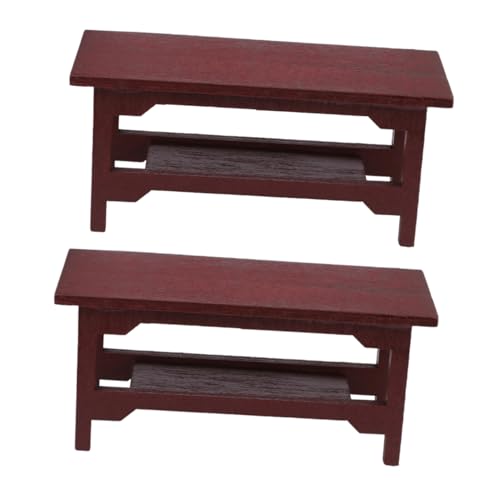 Abaodam 2Stücke Mini Schreibtischmöbel aus Holz für Puppenhausdekoration Kreatives DIY Zubehör für Schlafzimmer und Wohnzimmer Fördert Kreativität und Fantasie Abaodam 2Stücke Mini Schreibtischmöbel aus Holz für Puppenhausdekoration Kreatives DIY Zubehör für Schlafzimmer und Wohnzimmer Fördert Kreativität und Fantasie von Abaodam