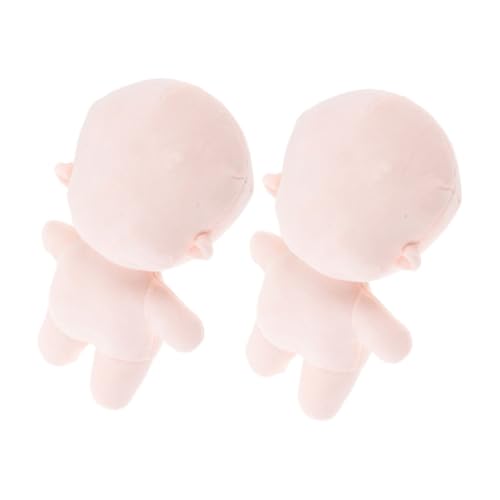 Abaodam 2Stücke Plüsch Blanko Puppe Süßes DIY für Kreative Bastelprojekte für Jugendliche Bezauberndes Design und Zuverlässige Verarbeitung Abaodam 2Stücke Plüsch Blanko Puppe Süßes DIY für Kreative Bastelprojekte für Jugendliche Bezauberndes Design und Zuverlässige Verarbeitung von Abaodam