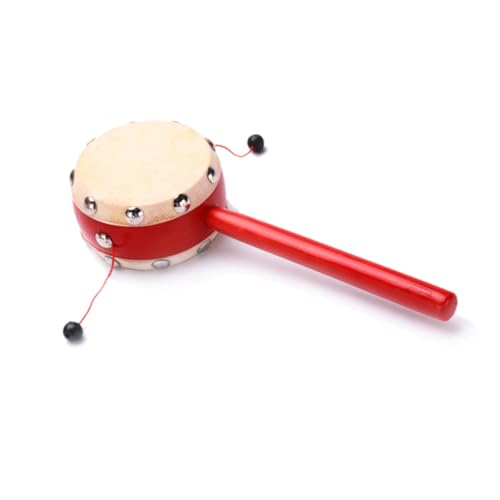 Abaodam 2Stücke Rasseltrommeln aus Schaffell mit Holzgriff Traditionelles Chinesisches Frühkindlichen Entwicklung und Musikspiel für Junge Mädchen und Kleinkinder Abaodam 2Stücke Rasseltrommeln aus Schaffell mit Holzgriff Traditionelles Chinesisches Frühkindlichen Entwicklung und Musikspiel für Junge Mädchen und Kleinkinder von Abaodam