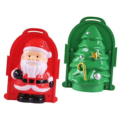 Abaodam 2Stücke Schneeballmacher für Winter mit Weihnachtsbaum und Weihnachtsmann Formen Werkzeug für Schneeballschlachten im Freien Abaodam 2Stücke Schneeballmacher für Winter mit Weihnachtsbaum und Weihnachtsmann Formen Werkzeug für Schneeballschlachten im Freien von Abaodam