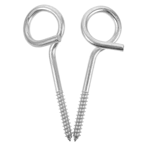 Abaodam 2Stücke Schraubhaken für Schaukelstühle Robuste Ringschrauben für Innen und Außenbereich Ergonomisches Design für Schwere Beanspruchung und Schnelle Abaodam 2Stücke Schraubhaken für Schaukelstühle Robuste Ringschrauben für Innen und Außenbereich Ergonomisches Design für Schwere Beanspruchung und Schnelle von Abaodam
