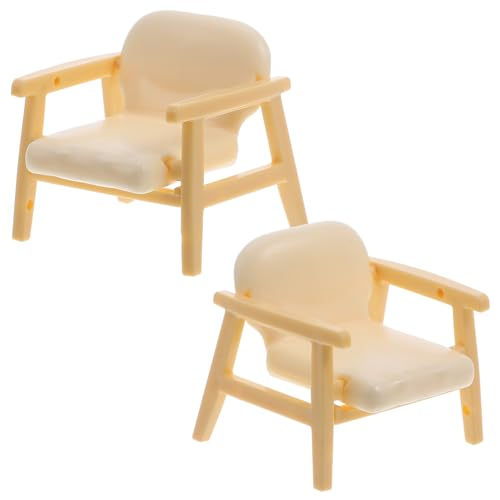 Abaodam 2Stücke Sofa Stuhl Puppenhaus Möbel Mini Sofastuhl für Kreative Spielwelten Zubehör für Szenen und Puppenhäuser und Praktisch Abaodam 2Stücke Sofa Stuhl Puppenhaus Möbel Mini Sofastuhl für Kreative Spielwelten Zubehör für Szenen und Puppenhäuser und Praktisch von Abaodam