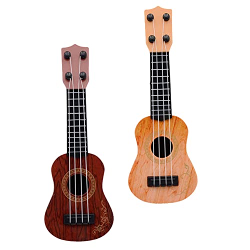 Abaodam 2Stücke Ukulele Saitige Gitarre für Musikliebhaber Sicheres Plastikmaterial und für Kleinkinder und Anfänger Fördert Kreative Abaodam 2Stücke Ukulele Saitige Gitarre für Musikliebhaber Sicheres Plastikmaterial und für Kleinkinder und Anfänger Fördert Kreative von Abaodam